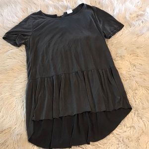 Mote grey high low shirt x-large